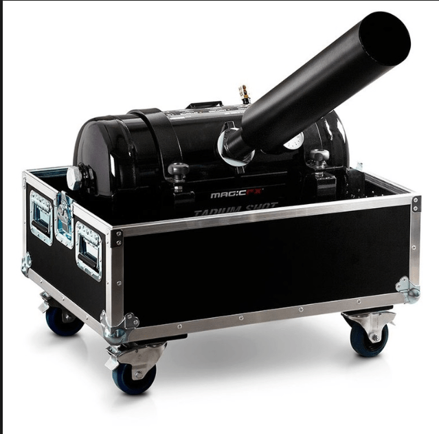 Special effects confetti cannon rentals, Streamer cannons rental, magic fx Stadium shot Streamer